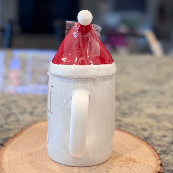 Rae Dunn By Magenta Ceramic Christmas Mug with Decorative Lid - Picture 4 of 5